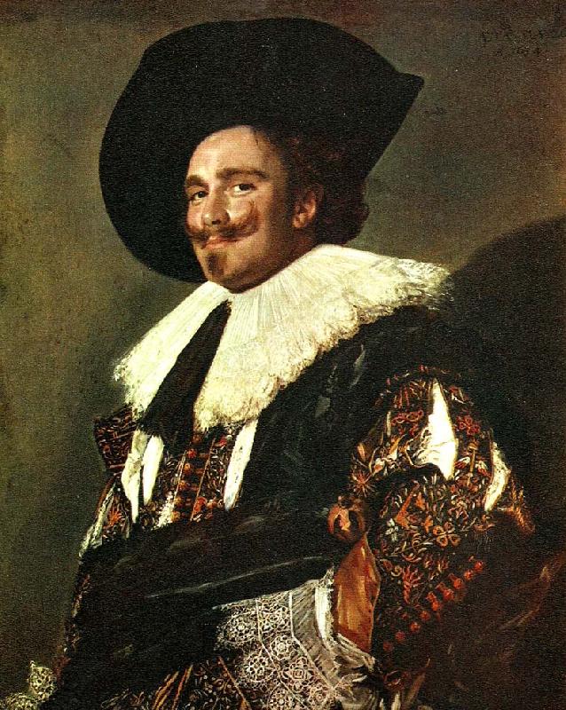 Frans Hals den leende kavaljeren oil painting picture